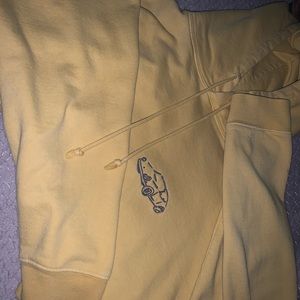 John Galt Brandy Melville Yellow Car Hoodie !!Barely Worn!!